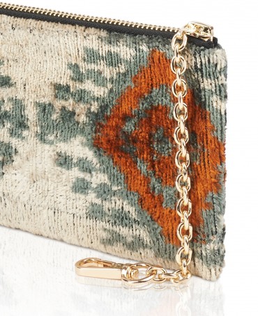 Шелковая (Бахмаль) ключница Grand (L) OCULI TERAE! (Глаза земли!) Key_OCULI TERAE!/L